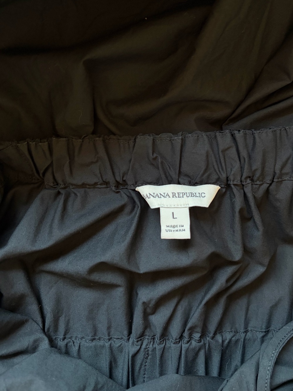 Banana Republic Cotton Poplin Ruched Drop-Waist Maxi Dress - Picture 4 of 5